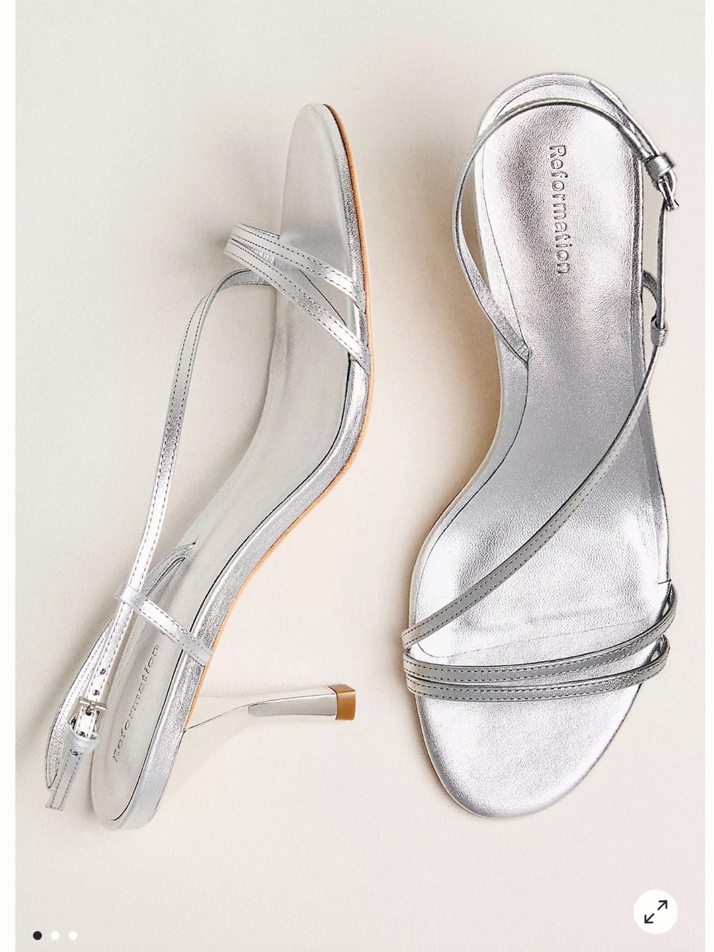 NWOB Reformation Petunia Strappy Heeled Sandals